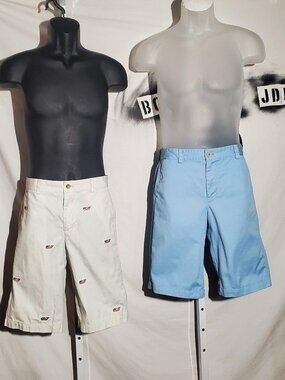 Vineyard Vines 2 Pairs Chino Shorts Boys Sz 14 - shipping incl